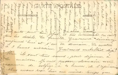 Handgemalt Ak Rote Blumen