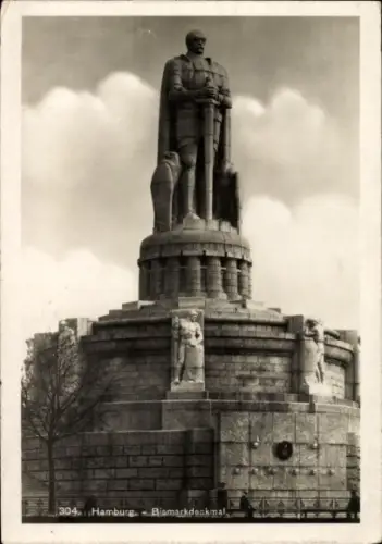 Ak Hamburg Mitte Altstadt, Bismarckdenkmal