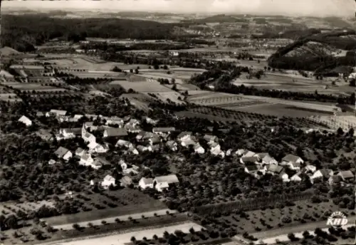 Ak Oberdorf Langenargen am Bodensee, Fliegeraufnahme
