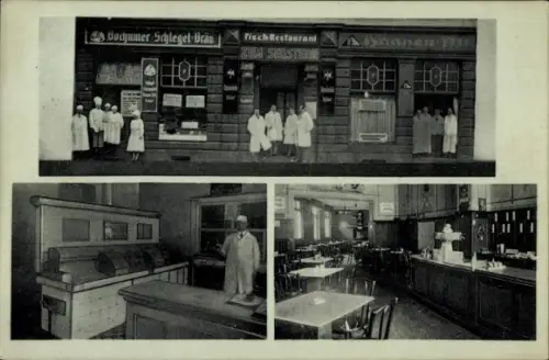 Ak Düsseldorf am Rhein, Fischrestaurant Zum Seestern, Wielandtstraße 2