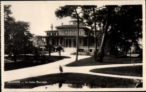 Ak Arcachon Gironde, Le Casino Mauresque