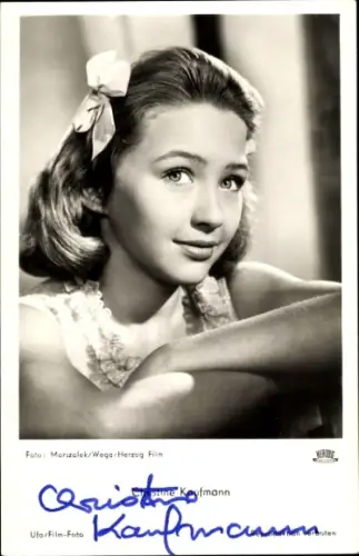 Ak Schauspielerin Christine Kaufmann