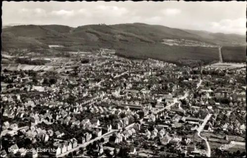 Ak Eberstadt Darmstadt in Hessen, Fliegeraufnahme