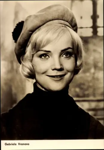 Ak Schauspielerin Gebriela Vranova, Der Schatz des Byzantiners, Portrait