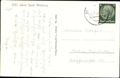 Ak Warburg Nordrhein Westfalen, Jugendherberge