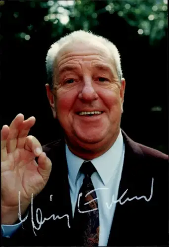 Ak Schauspieler Heinz Eckner, Portrait, Autogramm