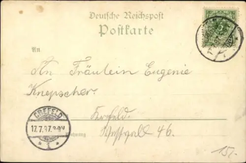 Litho Süchteln Viersen in Nordrhein Westfalen, Restaurant Steinraths auf dem Süchtelner Berge