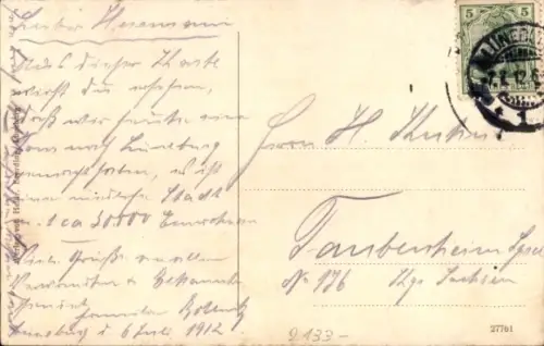 Ak Lüneburg in Niedersachsen,  Am Sande, Stadtansicht,  Gebäude, Menschen auf der Straße