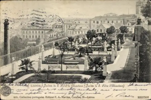 Ak Lisboa Lissabon Portugal, Jardim de São Pedro de Alcântara