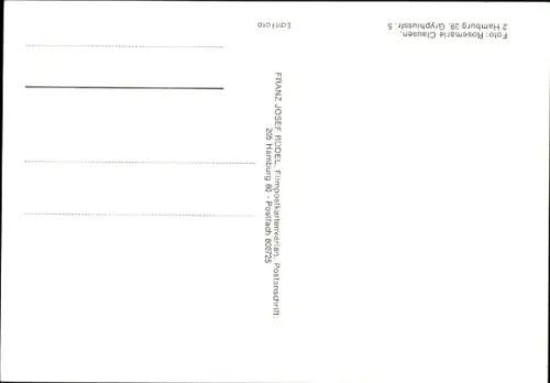 Ak Schauspielerin Andrea Jonasson, Portrait, Autogramm