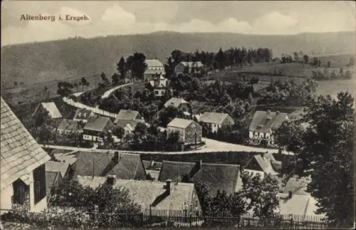 Ak Altenberg im Erzgebirge, Teilansicht