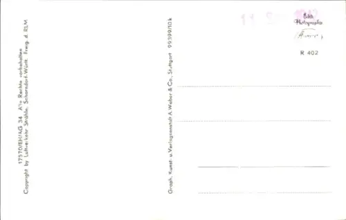 Ak Schlechtbach Rudersberg in Württemberg, Luftaufnahme von  Felder, Häuser, Landschaft
