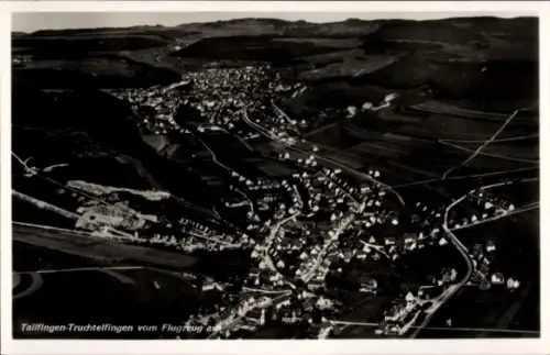 Ak Tailfingen Truchtelfingen Albstadt im Zollernalbkreis, Fliegeraufnahme