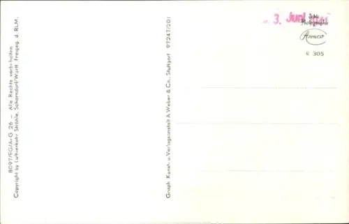 Ak Leonbronn Zaberfeld in Baden Württemberg, Luftaufnahme