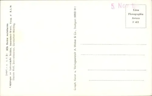 Ak Gerstetten auf der Alb Württemberg, Luftaufnahme von  viele Häuser, ländliche Umgebung