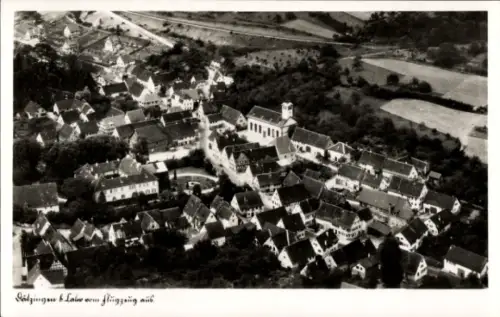 Ak Ditzingen in Württemberg, Luftaufnahme