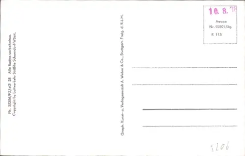 Ak Maria Thann Hergatz im Allgäu, Luftaufnahme