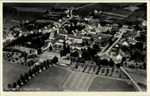Ak Buxheim in Schwaben, Luftaufnahme von  Beschriftung "Buxheim v. Flugzeug aus"