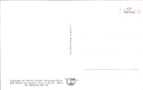 Ak Erlach Großerlach in Württemberg, Luftaufnahme