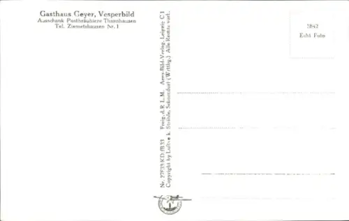 Ak Seyfriedsberg Ziemetshausen in Schwaben, Fliegeraufnahme vom Schloss, Gasthof Geyer