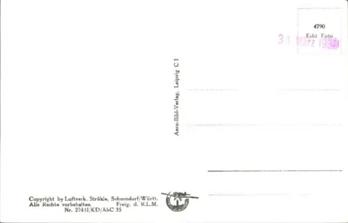 Ak Altötting in Oberbayern, Luftaufnahme von  Kirchen, Plätze, Straßen, Bäume