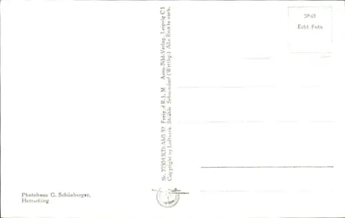 Ak Herrsching am Ammersee, Luftaufnahme von  Felder, Wohngebäude, Wasser