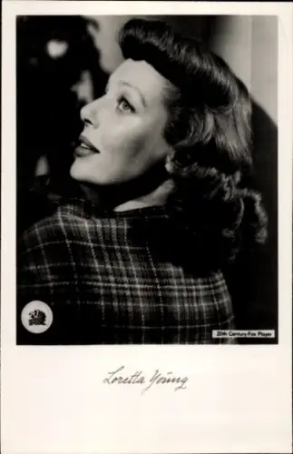 Foto Schauspielerin Loretta Young, Portrait