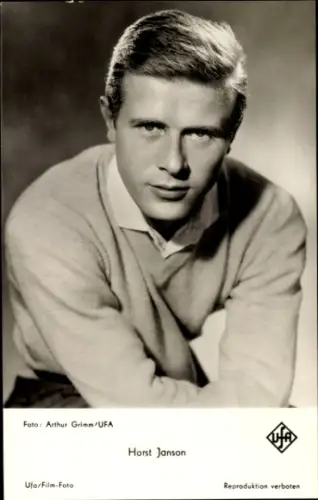Ak Schauspieler Horst Janson, Portrait, Autogramm