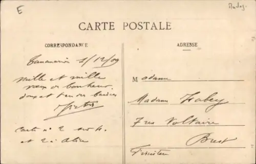 Ak Antananarivo Tananarive Madagaskar,  La Cathédrale, Gebäude, Bäume, Poststempel