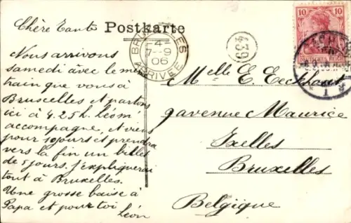 Ak Aachen in Nordrhein Westfalen, Der Neue Bahnhof