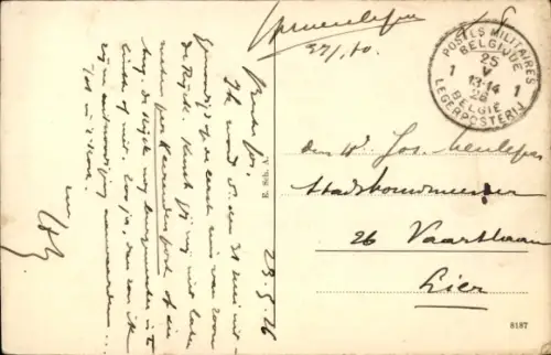 Ak Aachen, Aix la Chapelle, Rote Kaserne