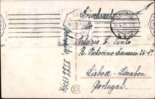 Ak Cottbus in der Niederlausitz,  Spremberger Tor, Straßenbahn, Menschen, Gebäude