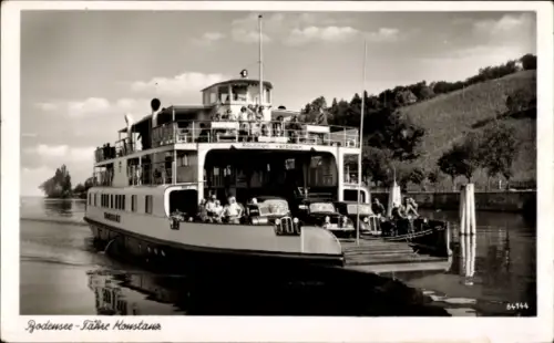 Ak Konstanz am Bodensee, Fähre Konstanz