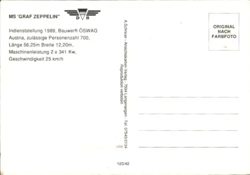 Ak MS Graf Zeppelin, Fahrgastschiff