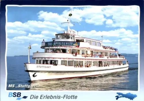 Ak Bodensee, Motorschiff Stuttgart, Erlebnis-Flotte