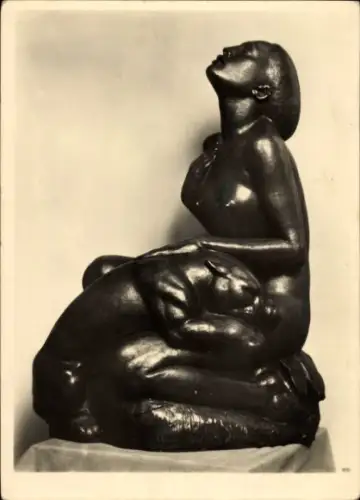 Ak Plastik von Prof. Josef Müllner, Tropennacht