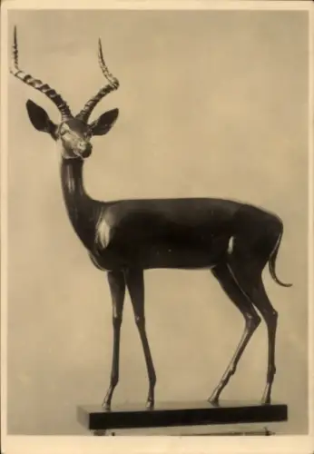 Ak Wiener Künstlerhaus, Prof. Fritz Behn, Suallah-Antilope