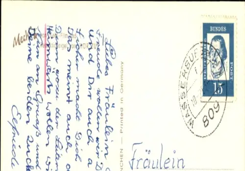 Ak Mecki der Igel, Alles Gute, alles Schöne, Igelkind, Blumen auf einem Wagen