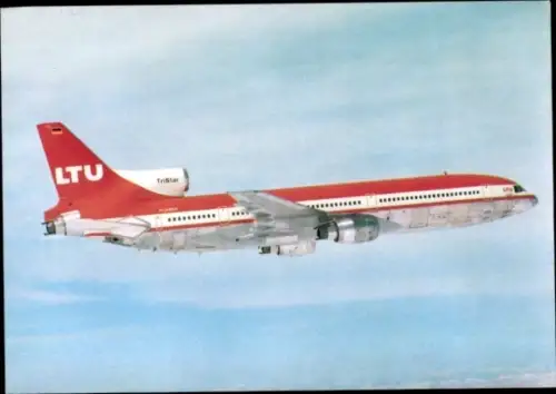 Ak Deutsches Passagierflugzeug, LTU, Lockheed L-1011 TriStar