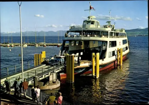 Ak Bodensee, Autofähre Romanshorn