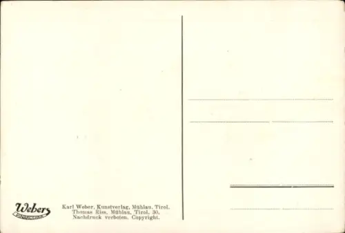 Künstler Ak Riss, Holzknechts Heimkehr, Großvater, Enkelin mit Puppe