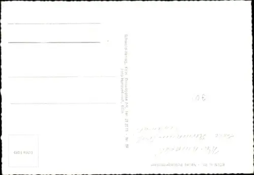 Ak Cöln Köln am Rhein, Neues Polizeipräsidium, Statue, Bäume, Autos