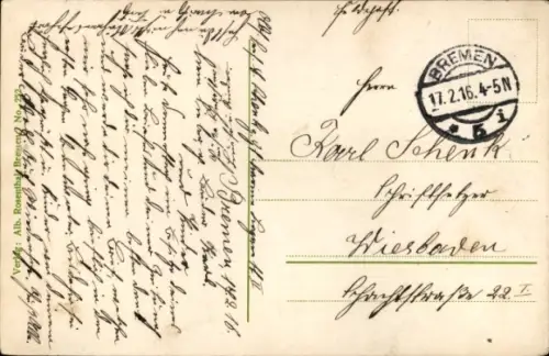 Ak Hansestadt Bremen,  Freihafen I, Hafenansicht, Schiffe, Brücke, Laternen