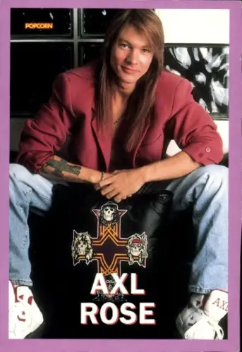 Ak Sänger Axl Rose, Portrait