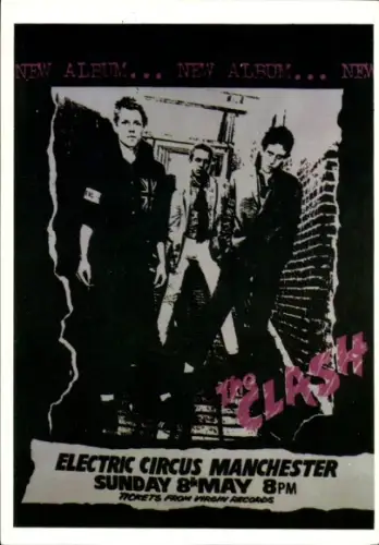 Ak Gruppe The Clash, Electric Circus Manchester