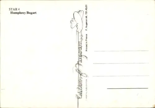 Ak Schauspieler Humphrey Bogart
