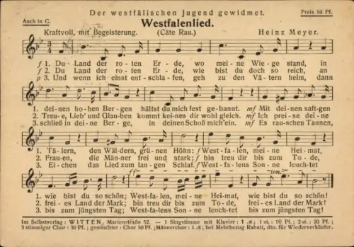 Lied Ak Westfalenlied, Heinz Meyer