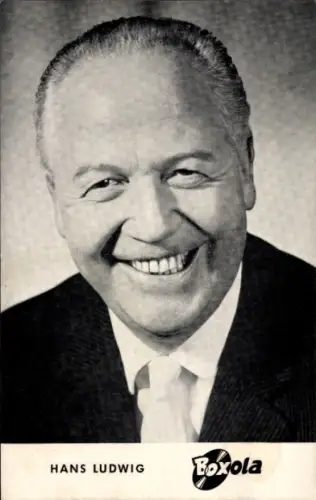 Ak Schauspieler und Sänger Hans Ludwig, Portrait