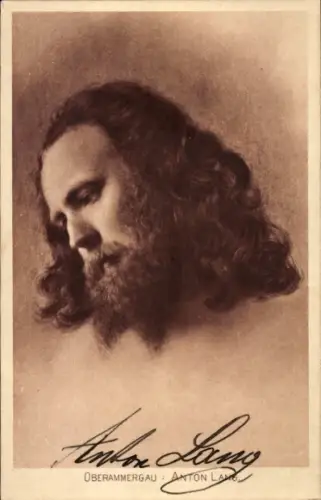 Ak Oberammergau, Schauspieler Anton Lang, Passionsspiel