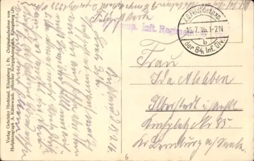 Ak Vilnius Wilna Litauen, Panorama, in der Mitte der Wilijafluss